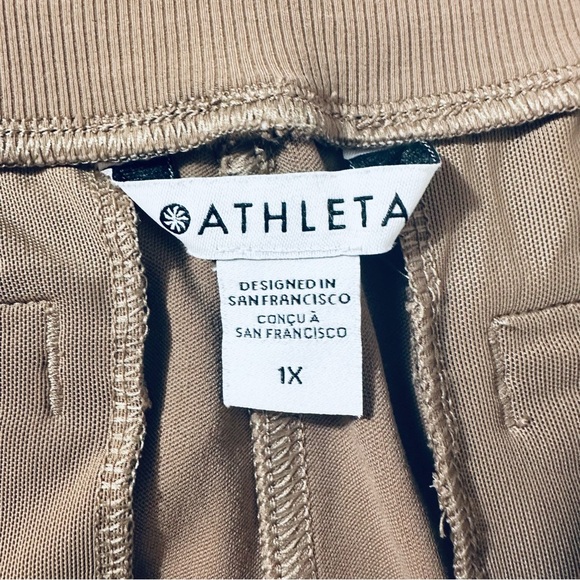 ATHLETA VENICE WIDE LEG RUSTIC BEIGE MAGNOLIA PANTS SIZE 1X - Picture 9 of 13